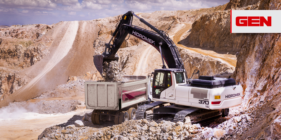 Pelleteuse 39,2t - Hidromek HMK 370 LC HD - Performante et Faible Consommation_1