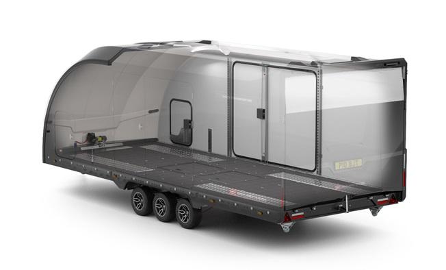 Remorque porte voiture - Plateau - 6,00 x 2,30 m - 3500 KG - 3 Essieux - BRIAN JAMES RT7 BLACK_1