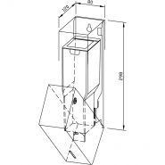 Wp 102-7 - Borne de distribution de gel intelligente Wagner - Acier inoxydable - Réservoir 950 ml - Poids 1,4 kg_1