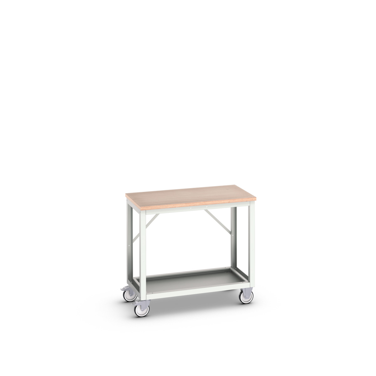 16922102.16 - Établi roulant verso avec ossature robuste, plateau multiplis et roulettes de 125 mm - 1000x600x930 mm_0