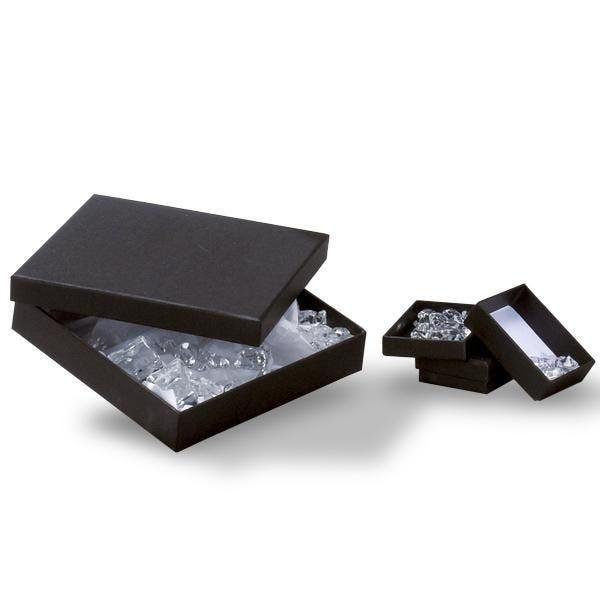 Boîte cadeau noire en carton épais - L6xP4.5xH2.8cm - par 12_1