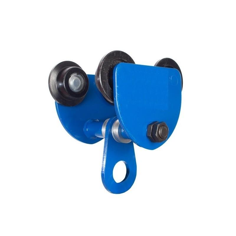 Chariot porte-palan sans entraînement GCT 0,5T - pour poutre double T - Tor Industries_1