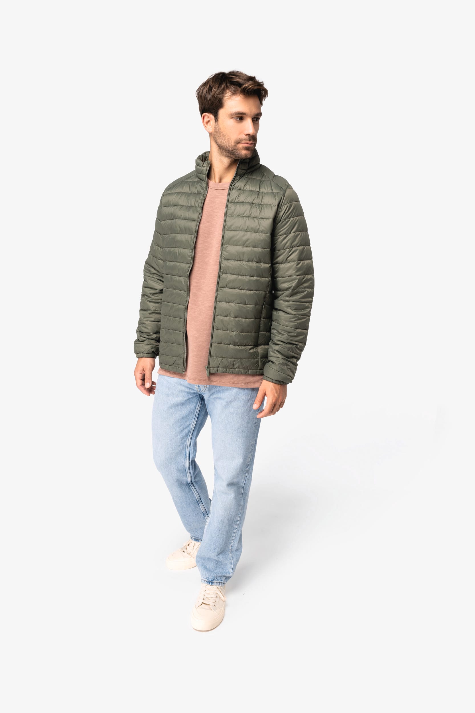 Doudoune légère écoresponsable homme - Native Spirit - Réf: NS6000 - 100% personnalisable, déperlant et coupe-vent_1