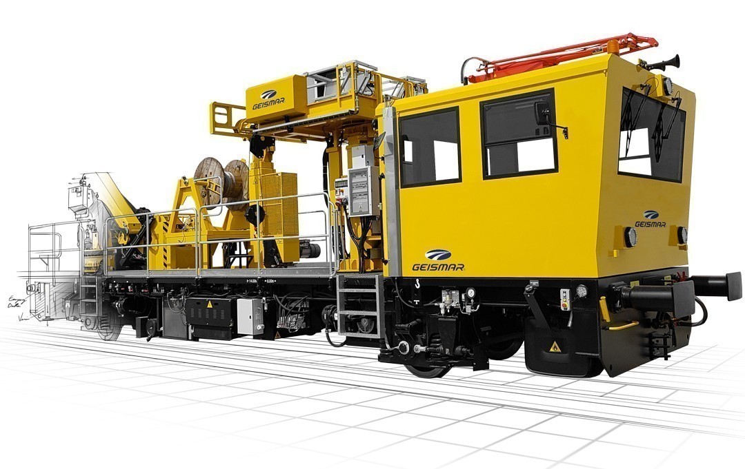 Draisine de maintenance caténaire - AIR DRAGON - VMT/VMB_1