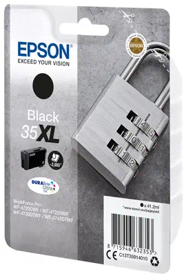 Epson Padlock Singlepack Black 35XL DURABrite Ultra Ink_1