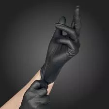 Gant Nitrile Non Poudre Noir Medium_1