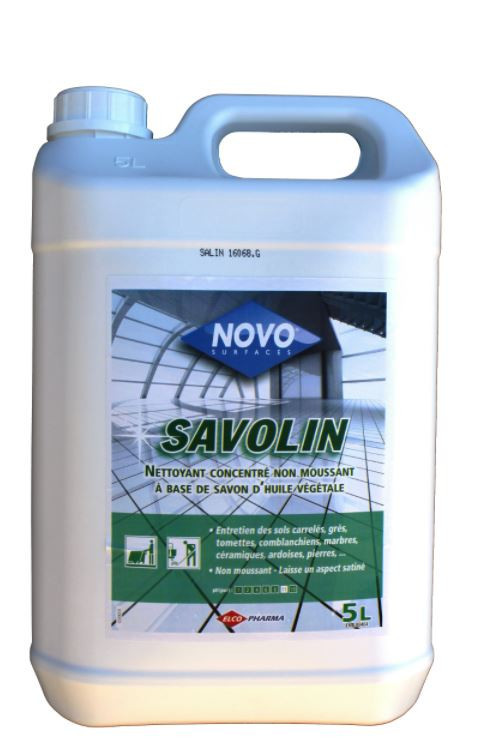 Novo savolin nettoyant concentre non moussant a l'huile de lin ph:11 bidon de 5l_1