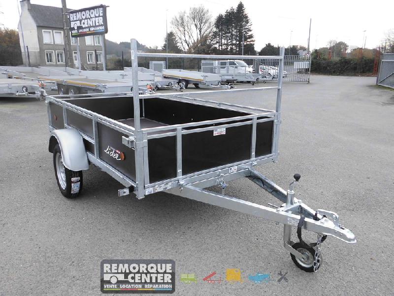 Remorque bagagère LIDER en bois - 1 essieu - PTAC : 500/750 kg - 251 x 133 cm - Référence MAGNUM EXPLORER 3500_1