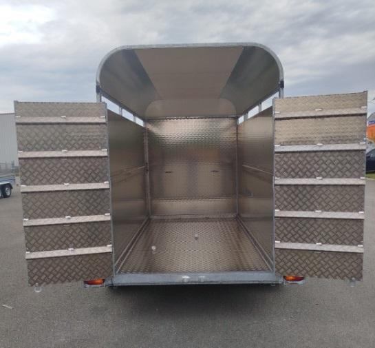 Remorque pour transport d'animaux - 3,00 X 1,50 X 2,00 M - 2000KG - MAGNUM VAN BOVIN OFFALY ALU_1