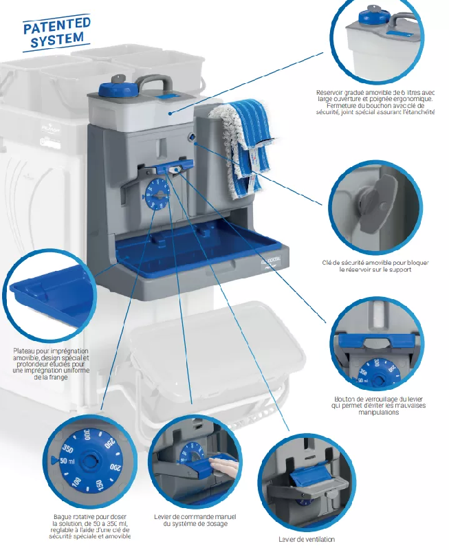 Equodose avec 1 réservoir de 6 L avec bouchon bleu_1