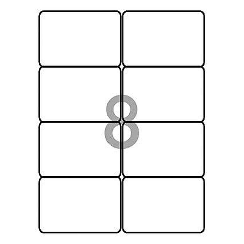 Étiquettes blanches multi-usages 99.1x67.7mm - par 240 - pour mailings, classements, identifications et colisages_1