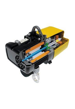 GP - Palan à chaîne GIS AG - Capacité de levage jusqu'à 2500 kg - Protection IP65 - Version monophasée ou triphasée_1