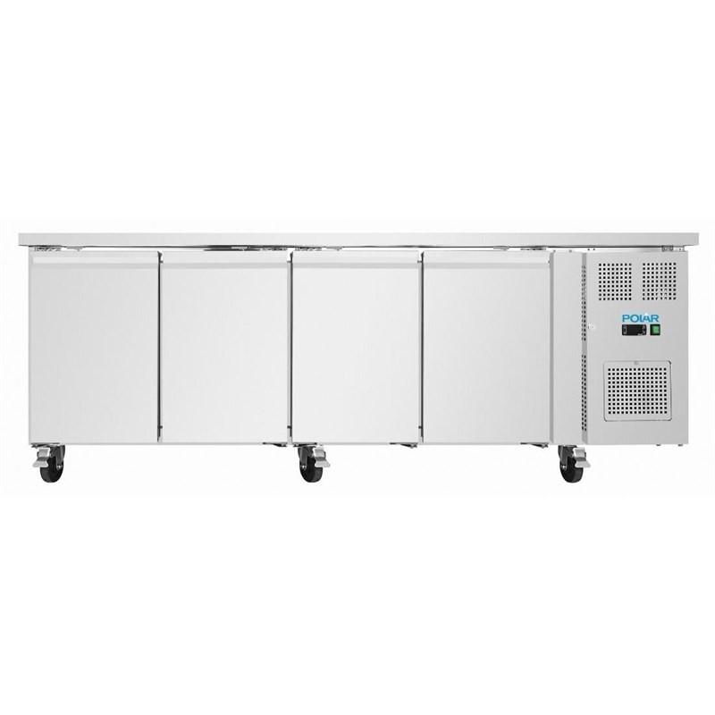 Table réfrigérée positive Slimline série U 4 portes UA107 Polar_1