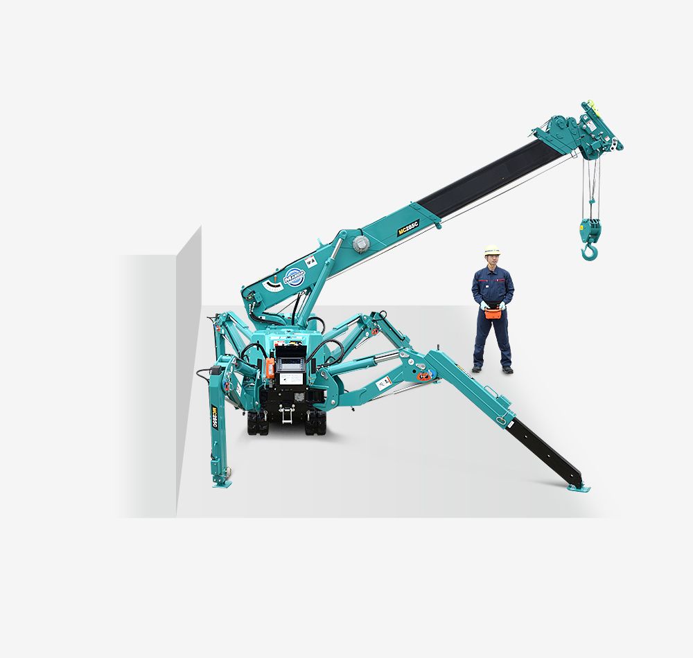 Mc285c-3 - grue araignée - 2160kg - Capacité 2820kg - Hauteur de levage max. 8.7m_1