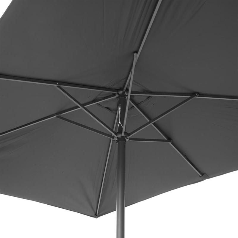 Parasol rectangulaire Bolero Seville 2x3m noir_1