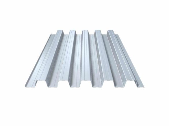 Plancher collaborant acier profil 55.750, 55.800 ép 0.75 ou 1mm galva ou laqué blanc 15µ_1