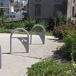 Support cycles pratique et résistant - Arceau en acier galvanisé avec thermolaquage - Modèles avec ou sans signalétique_1