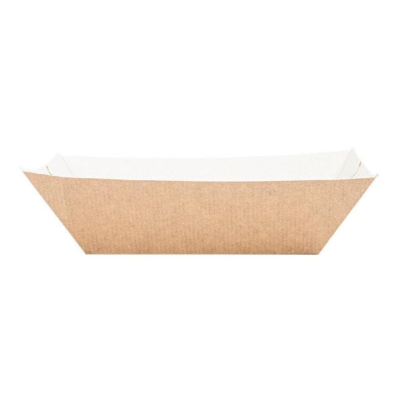 Barquette The Pack carton ondulé nano micro naturel 480 g 10x6,2x4,8cm - par 200_1