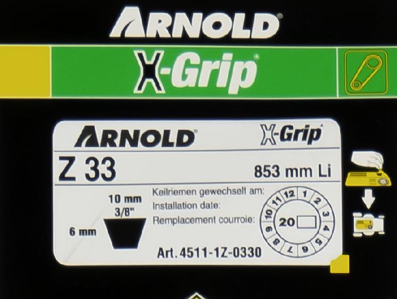 Courroie trapézoïdale X-Grip V - Type Z 33_1