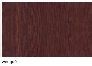 Bureau avec retour direct et caisson de rangement, série Idea Tube - Quadrifoglio - 180, Wenge, Droite, 3 tiroirs_1