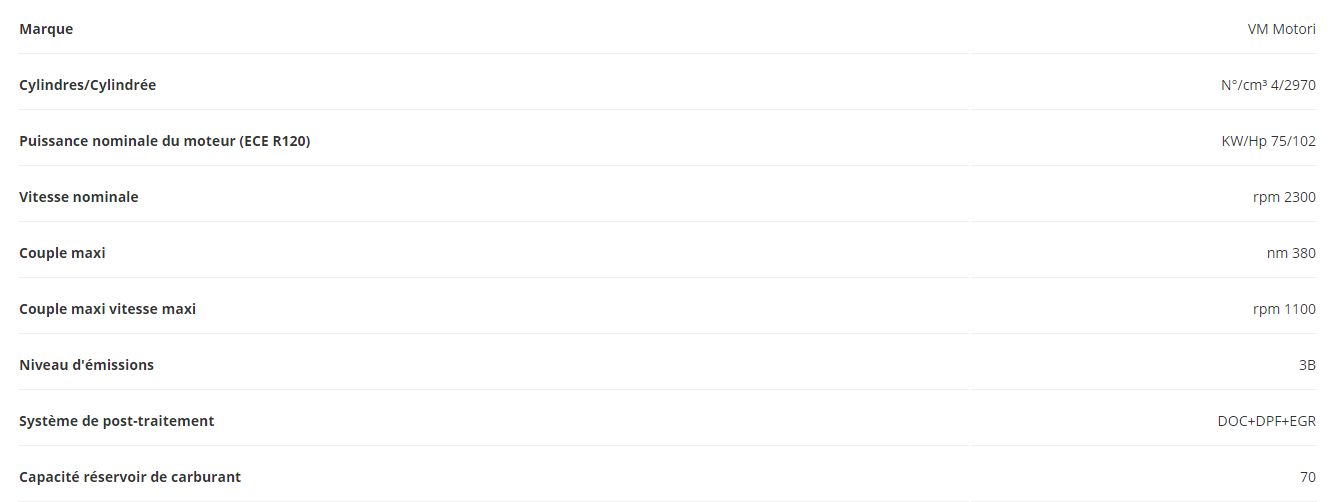 Tracteur agricole versions avec cabine « low profile » super surbaissée de 180 cm - GOLDONI Q110_1