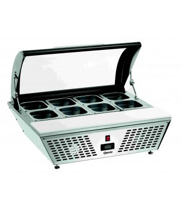 Vitrine réfrigérée professionnelle robuste et esthétique, pour  une présentation optimale de vos préparation - 67l - réf. 700211g bartscher_1