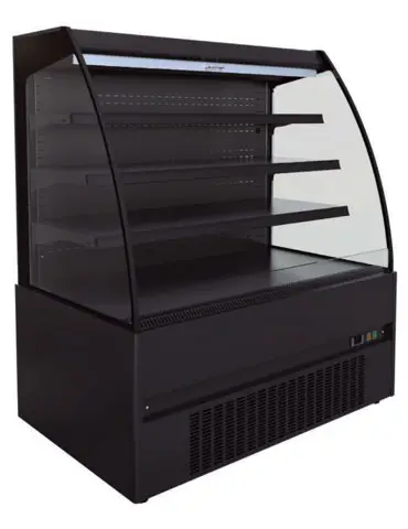 Vitrine semi verticale groupe intégré - version incurvée ou oblique  - CONTINUS SEMI VERTICALE_1