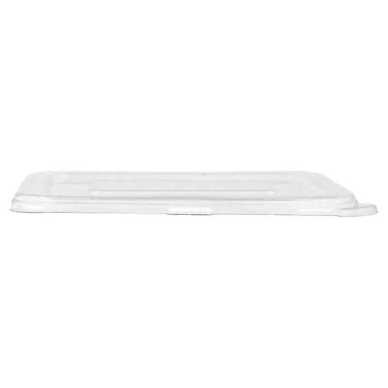 Couvercle bas transparent p barquette bagasse 59053/54 18,8x12,8x0,9cm - par 600_1