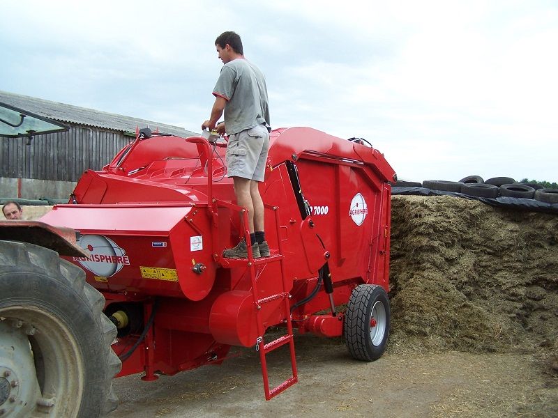 Dp 7000 - désileuse pailleuse - Atelier 3T - Capacité 7,02 m3 - portée de 1 round Ø2m ou 1 Big Lg. 2,5m_1