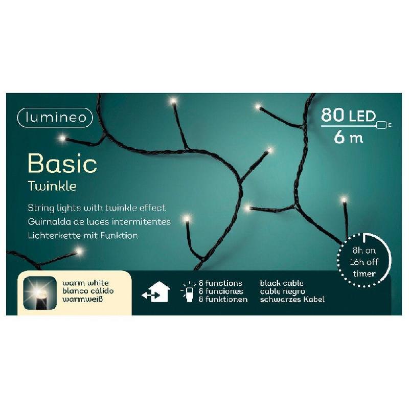 Guirlande blanc chaud 80 leds cable noir 6m_1