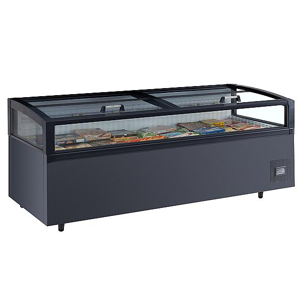Réfrigérateur / congélateur de supermarché 860 L - Anthracite RAL 7016 | Tefcold - VIEW250CFVS_1
