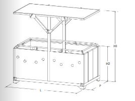 367L - Nacelle suspendue BUTTI - capacité de charge 600kg - 5 personnes_1