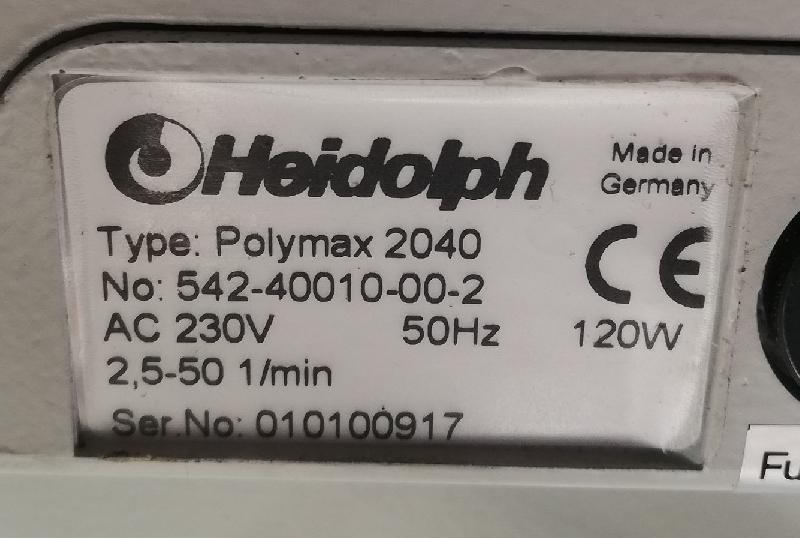 Agitateur Polymax 2040_1