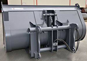 Benne à haut déversement 1 vérin - Lamy Les Constructeurs - contenances 800L à 2500L - pour chargeuses 120 à 160 CV_1