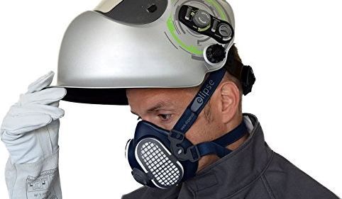 Masque de protection respiratoire P3 RD et odeurs nuisibles pour soudeurs - Taille M/L, Bleu - ELIPSE SPR502 GVS_1