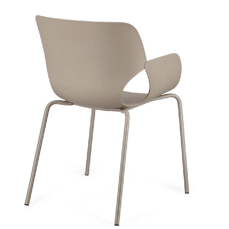 Chaise avec accoudoir Lennox gris  57 x 59 x 82 cm - par 4_1