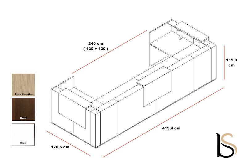 Comptoir d'accueil lumineux Tera - MDD - Blanc, 415_1