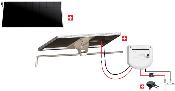Kit solaire nautisme Uniteck 120W 12V MPPT back-contact - Haut rendement pour bateau_1