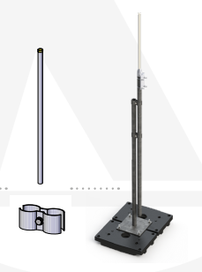 Supports d'antenne OMNI - modulable et transportable jusqu'à 60 m avec fixation multiple_1