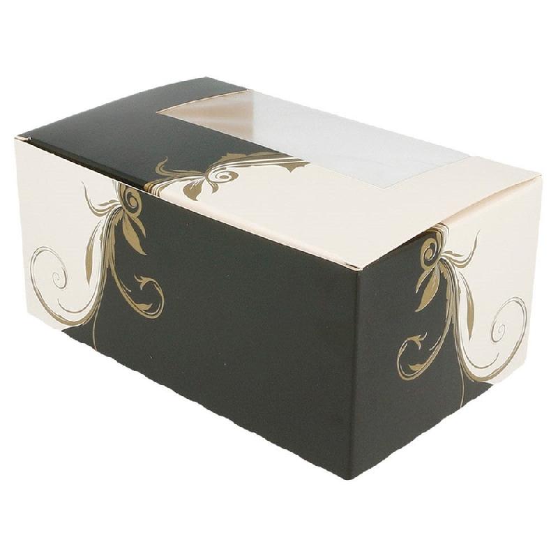 Boîte pâtissière à fenêtre Baroque 18x11x8cm - par 400_1