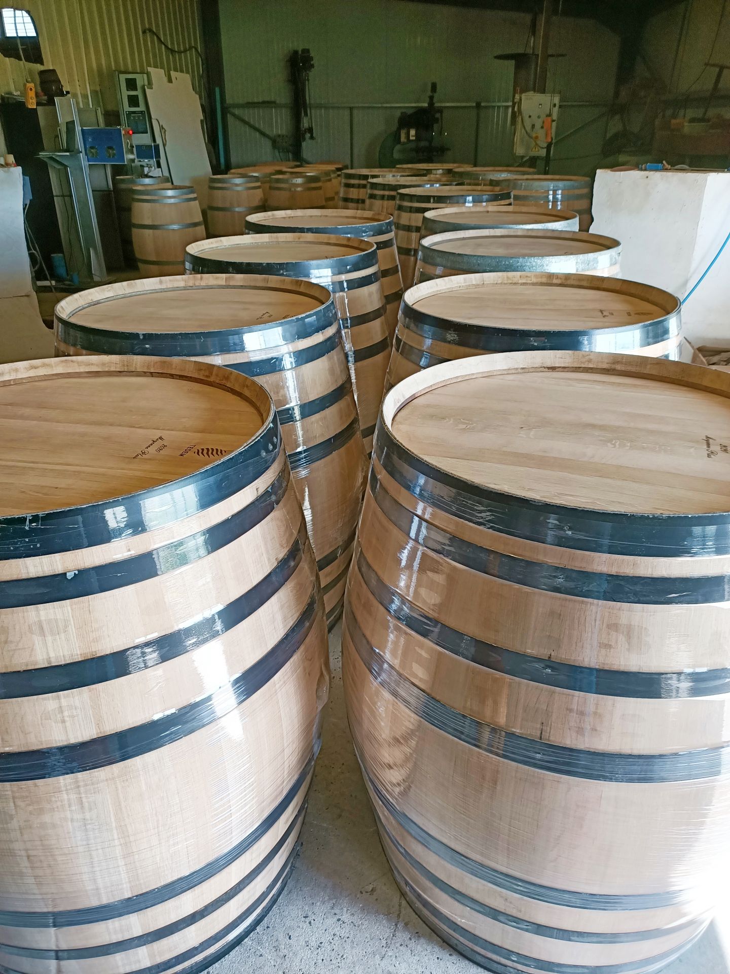 Fûts de 500 litres en chêne français régénérés - méthode TEDEM - chauffe infrarouge_1