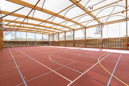 Préau sportif couvert personnalisable - Pratique multisports régulière à l'abri des intempéries - CMC2_1