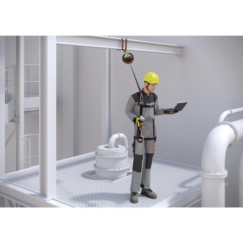 Système antichute - ELARA340H - Kit complet prêt à l'emploi avec harnais 3 points et antichute à rappel automatique_1