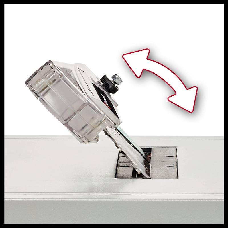 Table de sciage Einhell TC-TS 210 - Scie circulaire sur table puissante et compacte - 1200W, lame inclinable 45°_1