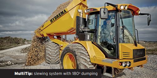 Tombereau 7.5T - Hydrema 912FS - Dumper compact et performant_1