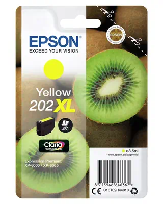 Epson Kiwi Singlepack Yellow 202XL Claria Premium Ink_1
