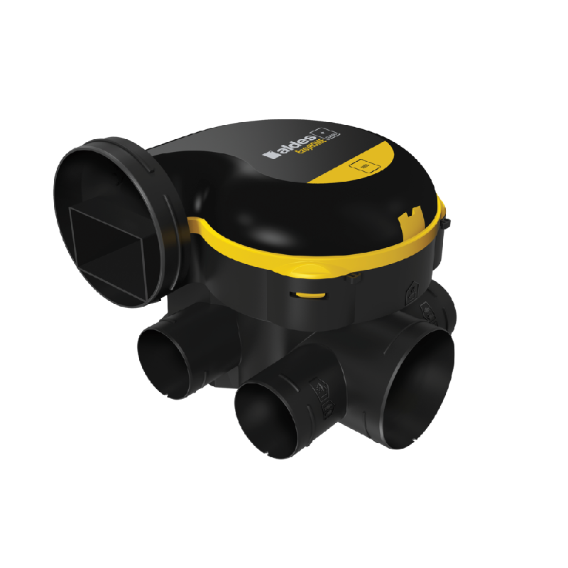 Kit VMC simple flux autoréglable EasyHOME AUTO COMBLES + 3 grilles BIP - Aldes - 11026032_1