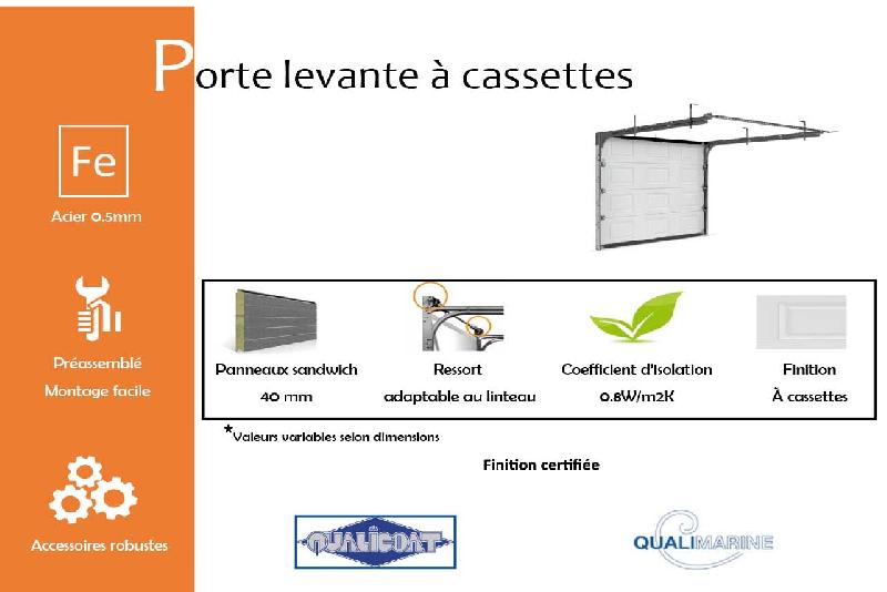 Porte de garage levante à cassettes - 3500 / 2200_1