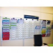 128335 - Porte-brochure emboîtable SESA SYSTEMS - l 375 x P 100 x H 175 mm - magnétique ou adhésif_1