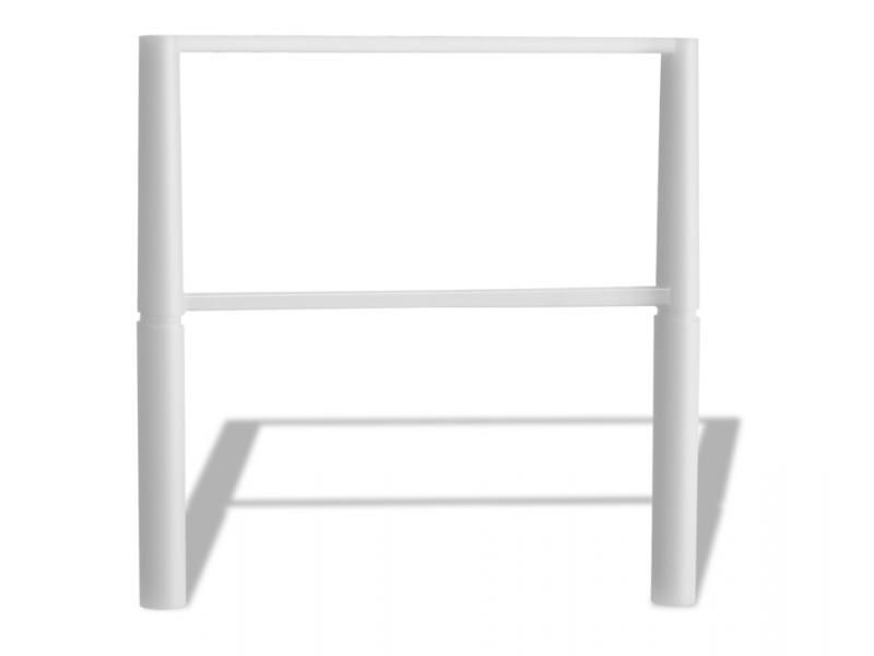 Bar3406 - Barrière urbaine en acier Saint Gervais avec potelet Ø76mm, main courante et sous-lisse en tube 40x27mm_1